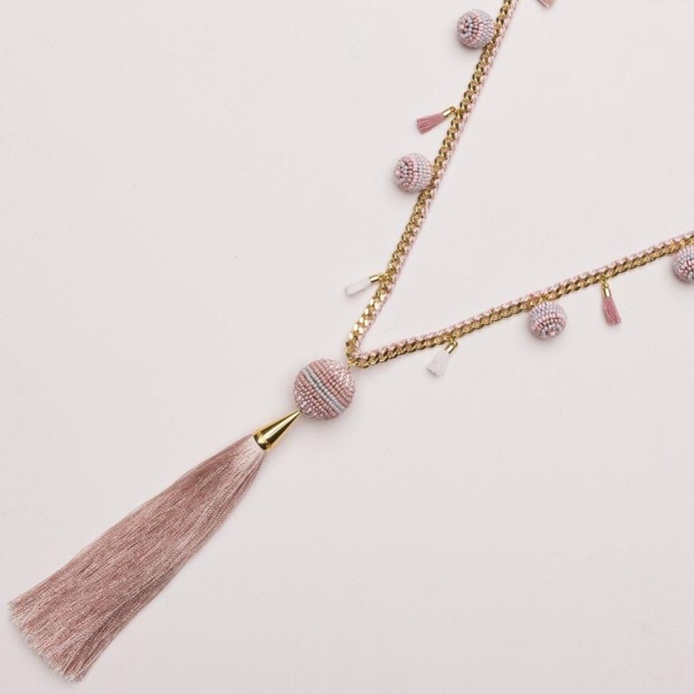 NIB: Mignonne Gavigan Olivia Necklace in Rose